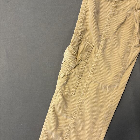 URBAN OUTFITTERS BDG Corduroy Khakis Y2K Cargo Jeans Size Small Tan Brown - Picture 6 of 14